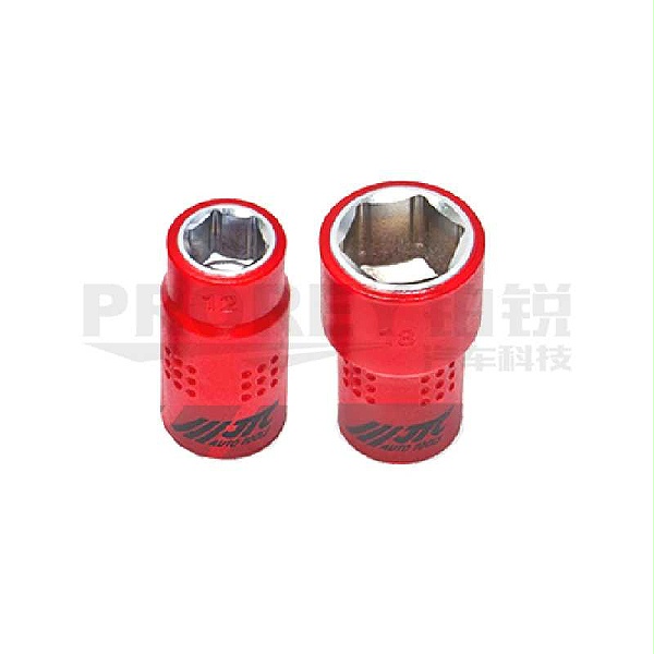 JTC JTCI3221 3/8英寸系列双色绝缘6角公制套筒21mm