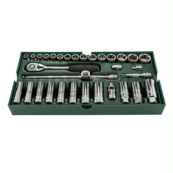 GW-130050308-世达 09902 工具托组套-33件10mm系列套筒-3