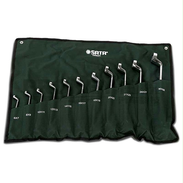 GW-130050306-世达 08023 11件全抛光高颈双梅花扳手组套-2