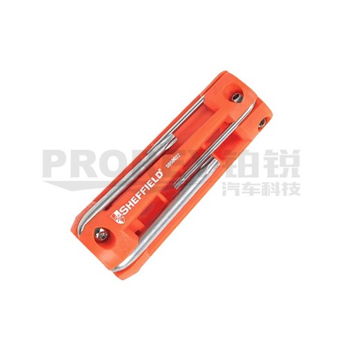 钢盾 S050022 8件套折叠式花形内六角扳手