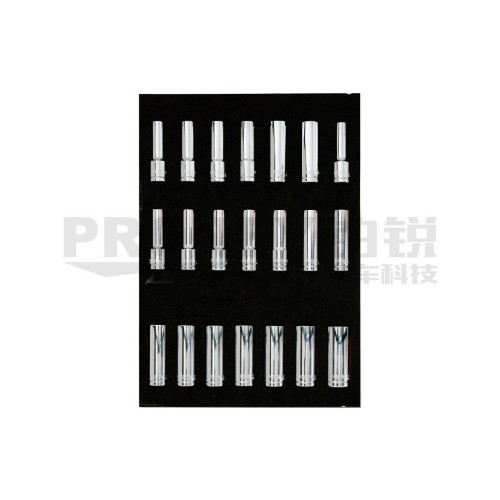 百思泰 M6103 21件12.5mm长套筒工具托组套