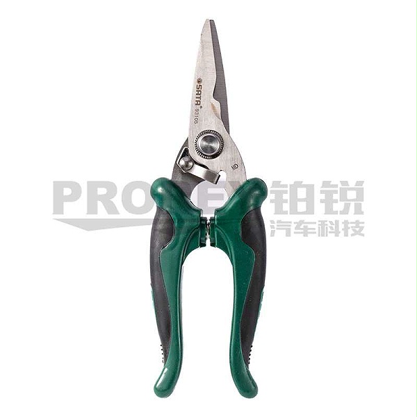 GW-130053755-世达 93105 双色柄强力电工多用剪7英寸-1主图