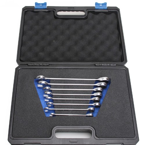 宝合 2200402 8件全抛光两用快扳组套