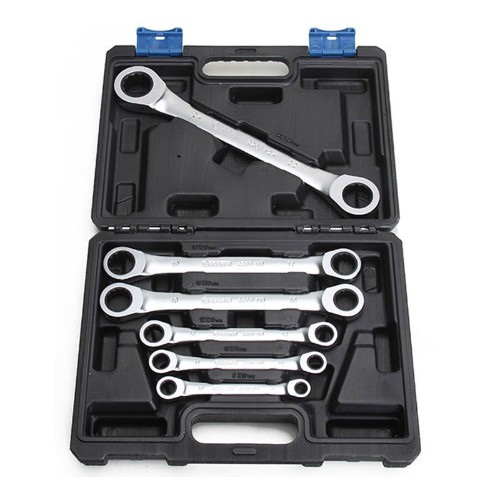 宝合 2200501 6件全抛光双梅花快扳组套