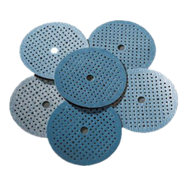 佑耐 E201617B-240 蓝色圆形黏扣砂纸（6 17孔)