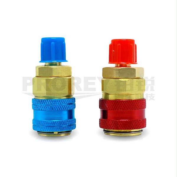 POURMAN浦而曼 立柱式 R134A冷媒接头 高低压转换接头