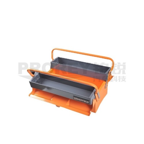 钢盾 S025004 3翻斗工具箱410x200x240mm