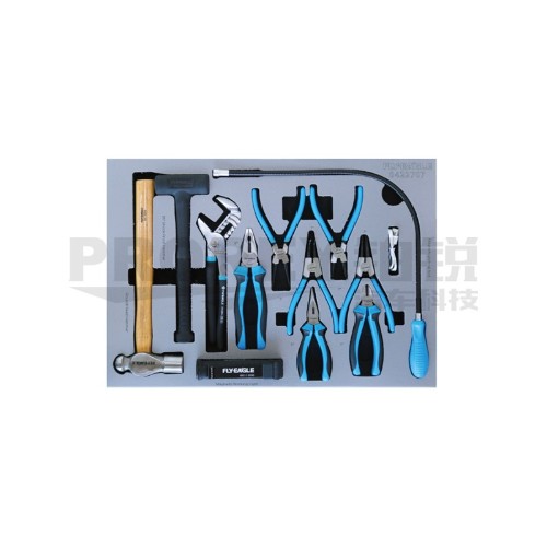 飞鹰 0422707 13件钳类与锤击工具托