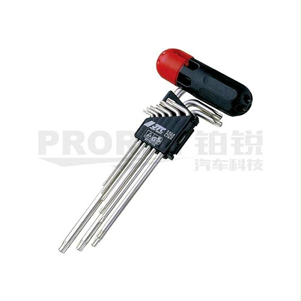 JTC3924-T40H L型中空星型扳手扳组 T40H