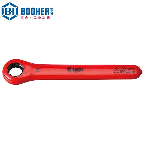 宝合 0221318 浸塑型绝缘梅花棘轮扳手18mm