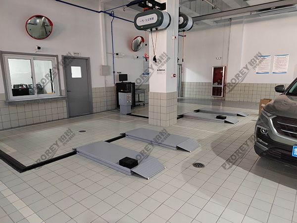 山东一汽大众4S店-济南金奥-剪式举升机