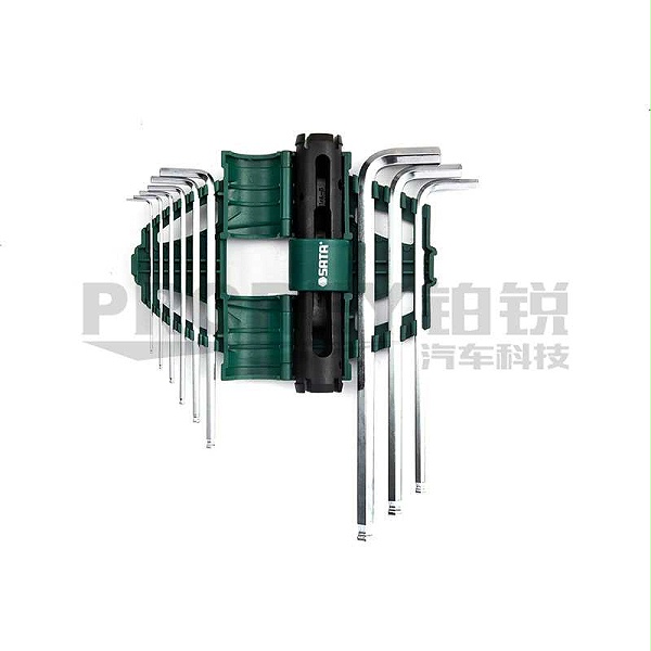 GW-130050481-世达 09124 9件增力型加长球头内六角扳手组套-2