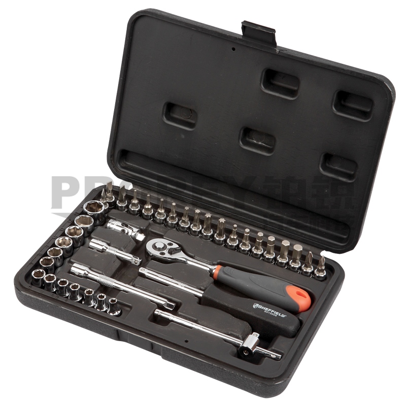 GW-130032795-钢盾 S010038 38件套6.3mm系列公制组套 主图